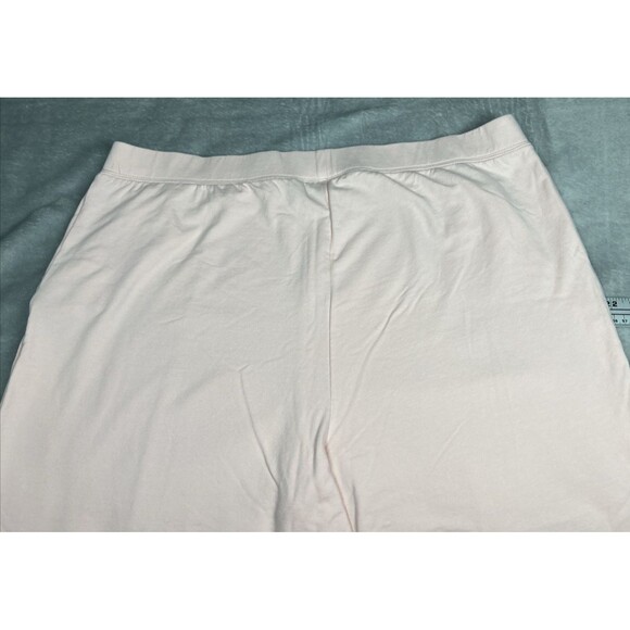 D & Co. Active Pull-on Pants Women Size 1X Cotton Stretch Pink / Denim & Company - Picture 10 of 13